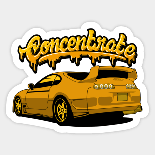 Concentrate Honey Drip Sticker